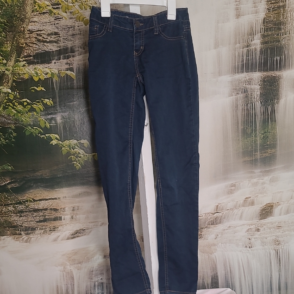 Mossimo Supply Co Juniors Womens size 3 denim blue jean leggings